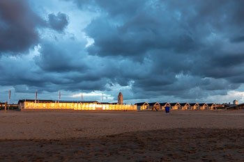 Zonsondergang in september